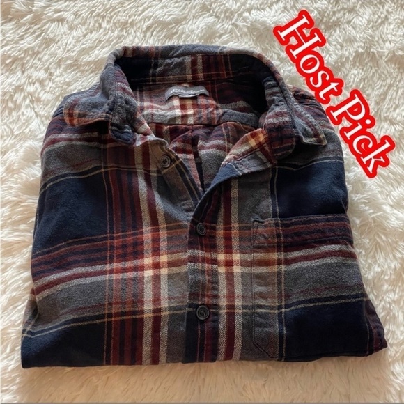 ✅2X Host Pick✅ Eddie Bauer Flannel Shirt, Medium - Picture 1 of 8